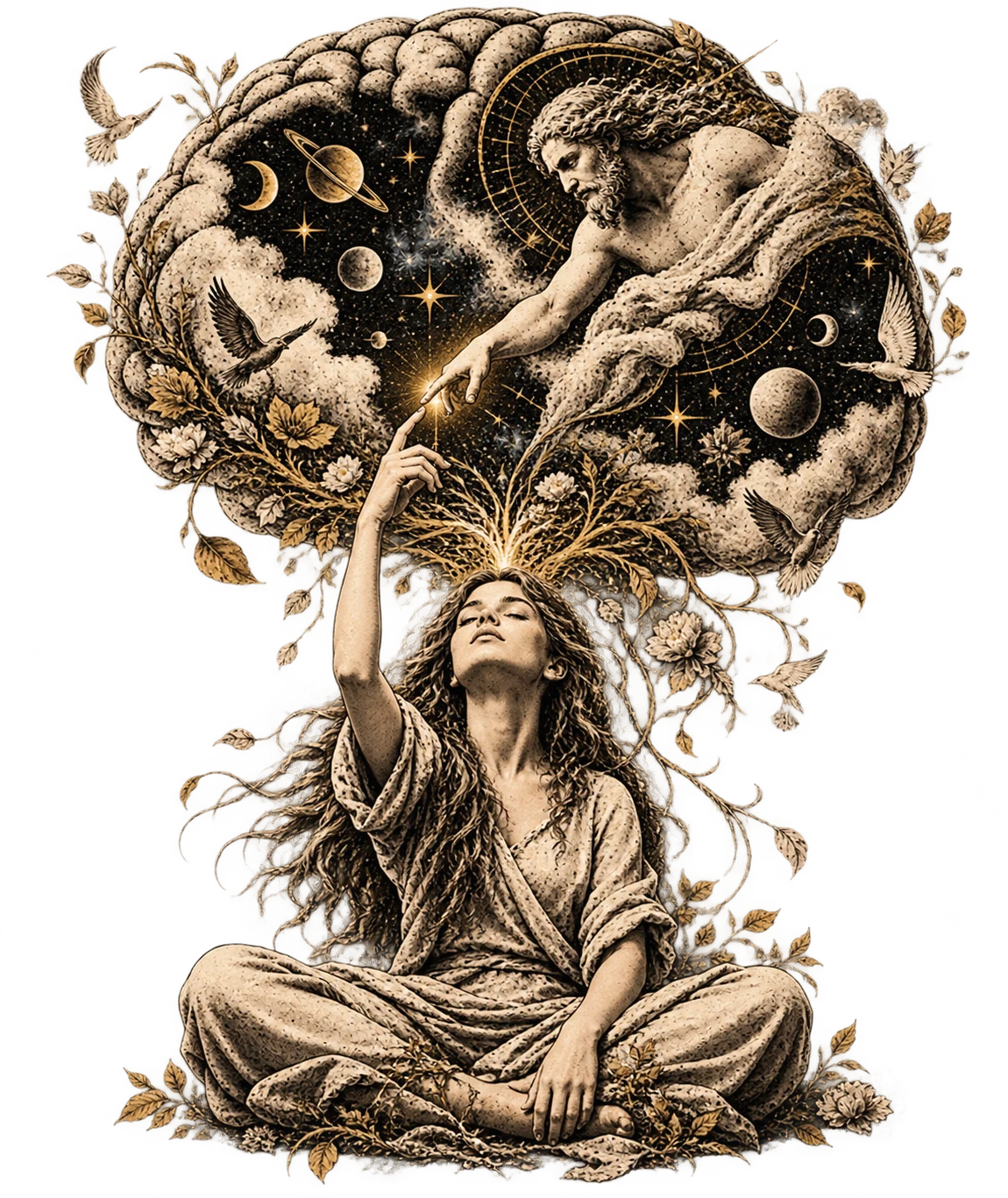 THE GOD WITHIN original Ars Belli artwork