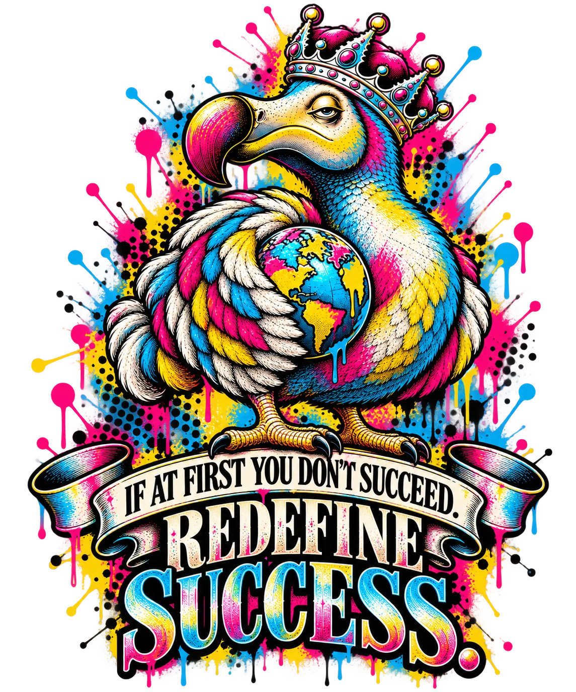 IF AT FIRST YOU DON'T SUCCEED, REDEFINE SUCCESS original Ars Belli artwork