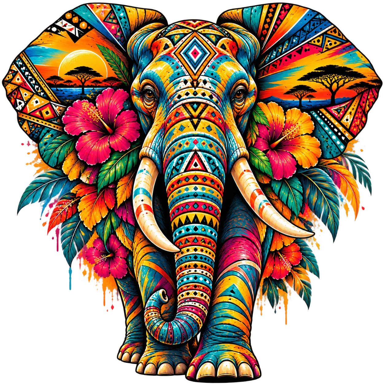 THE ELEPHANT original Ars Belli artwork